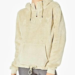 Nwt roxy hooded pluma fleece small